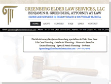 Tablet Screenshot of floridaelderlawservices.com